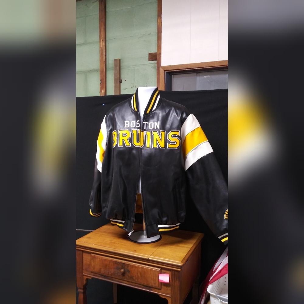 Boston Bruins Leather Jacket